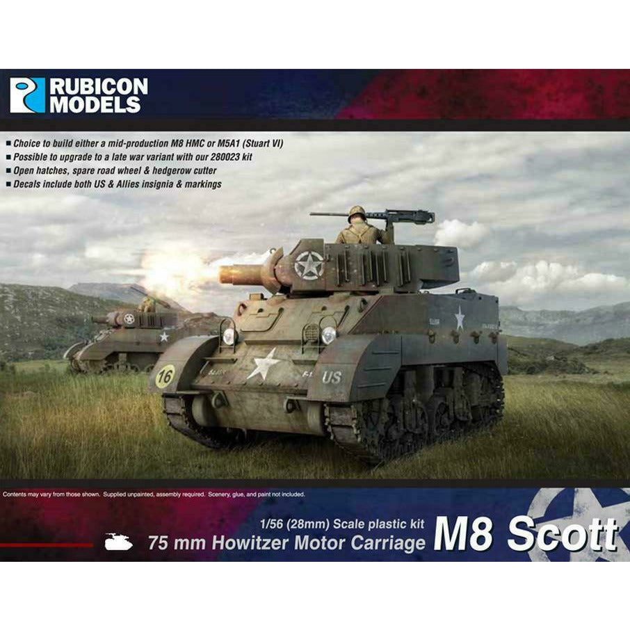 Rubicon American M8 Scott / M5A1 Stuart New - Tistaminis