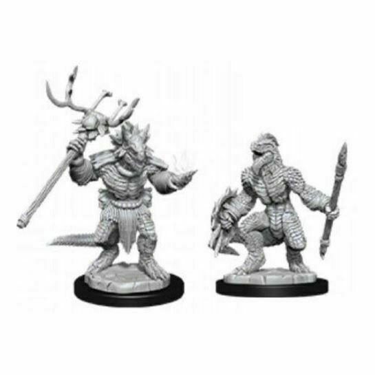 D&D Nolzur's Marvelous Miniatures: Wave 12: Lizardfolk & Lizardfolk Shaman New - TISTA MINIS