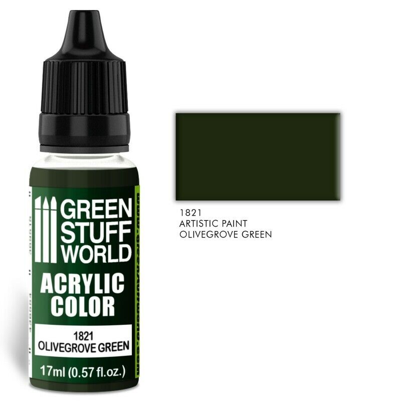 Green Stuff World Acrylic Color Olivegrove Green - Tistaminis