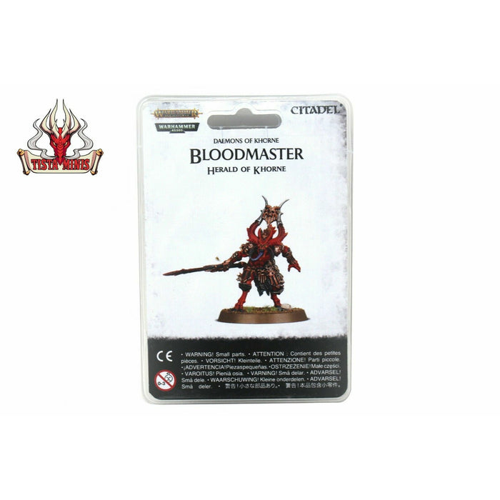 Warhammer Chaos Daemons Bloodmaster Herald Of Khrone New - TISTA MINIS