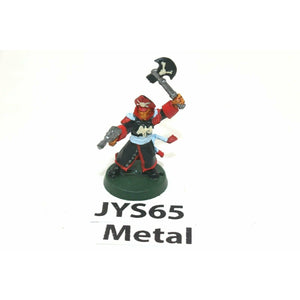 Warhammer Imperial Guard Commissar With Power Axe Metal JYS65 - Tistaminis