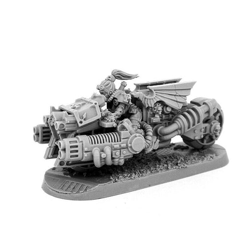 Wargames Exclusive HERESY HUNTER FEMALE INQUISITOR WITH REVENGEWING BIKE New - TISTA MINIS