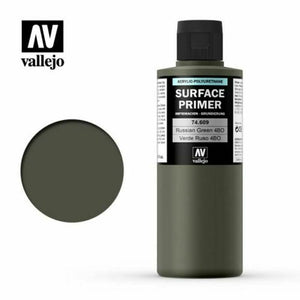 Vallejo Surface Primer Acrylic- Russian Green 200ml - TISTA MINIS