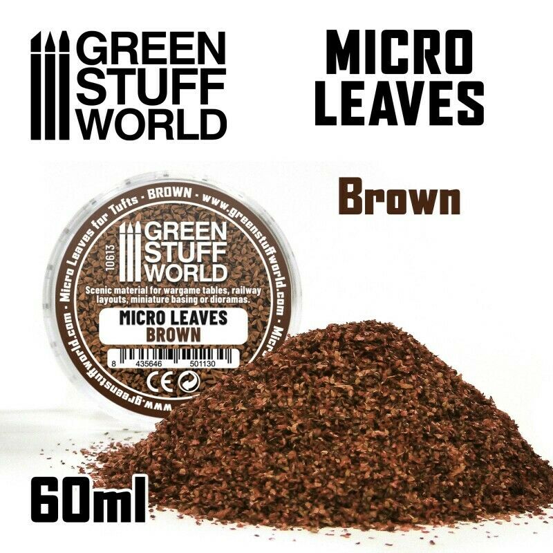 Green Stuff World Micro Leaves - Brown mix New - Tistaminis