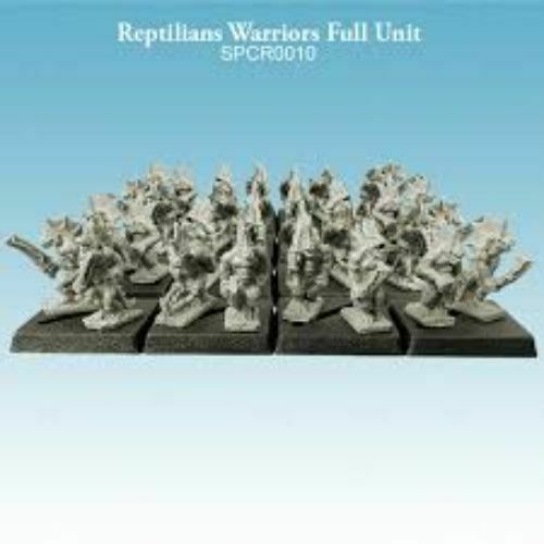Spellcrow Reptilians Warriors Full Unit - SPCR0010 - TISTA MINIS