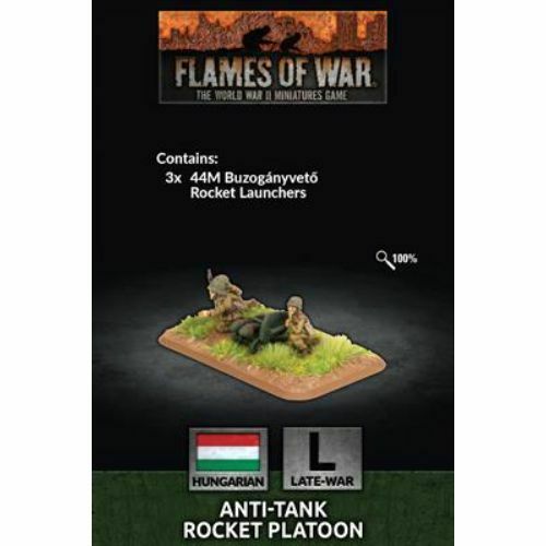 Flames of War Hungarian Anti-tank Rocket Platoon (x3) July 3rd Pre-Order - Tistaminis