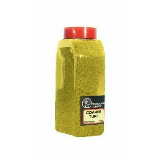 Woodland Scenics Shaker Turf Coars Fall Yellow (32oz) New - TISTA MINIS