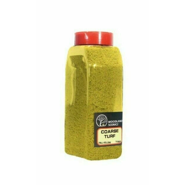 Woodland Scenics Shaker Turf Coars Fall Yellow (32oz) New - TISTA MINIS