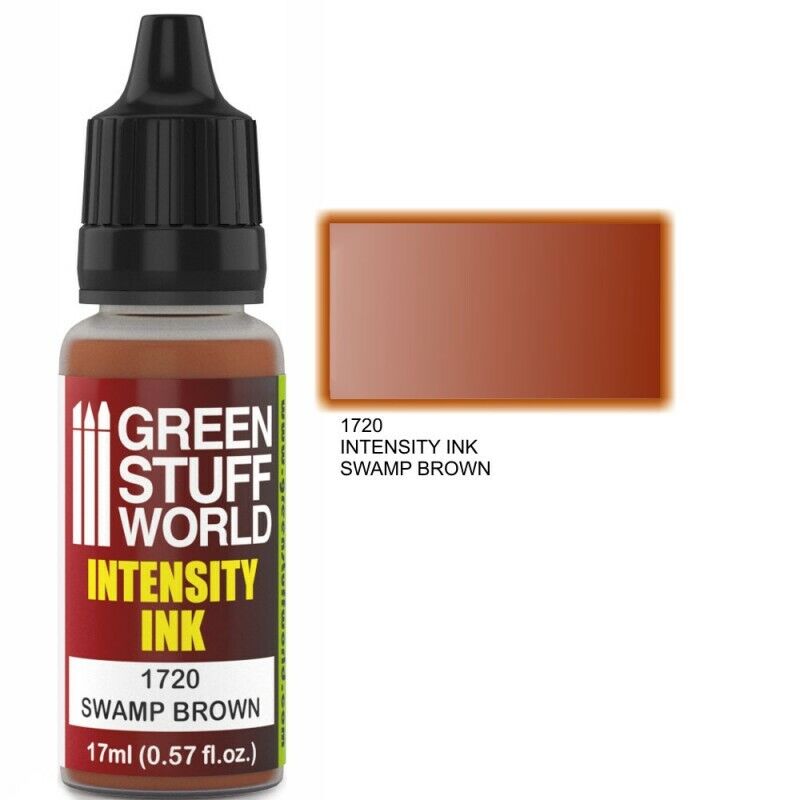 Green Stuff World Inks Intensity Ink SWAMP BROWN - Tistaminis