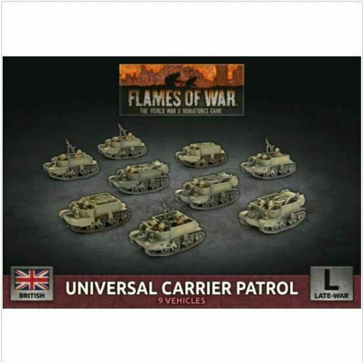 Flames of War British Universal Carrier Patrol New - TISTA MINIS