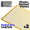 Green Stuff World Photo-etched Plates - Barbed Wire New - TISTA MINIS