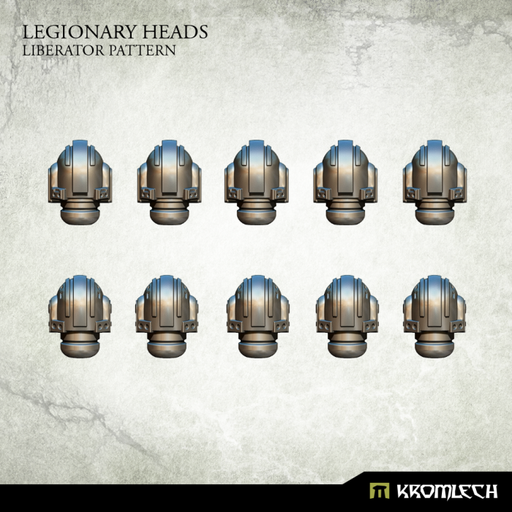 Kromlech Legionary Heads: Liberator Pattern (10) New - TISTA MINIS