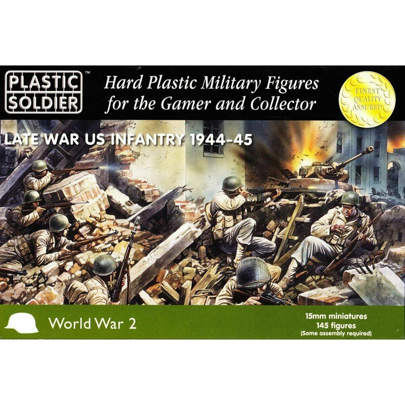 Plastic Soldier Company 15MM AMERICAN INFANTRY 1943-1945 - 145 pcs New - TISTA MINIS
