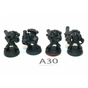 Warhammer Space Marines Devistators With Missle Launchers - A30 - TISTA MINIS