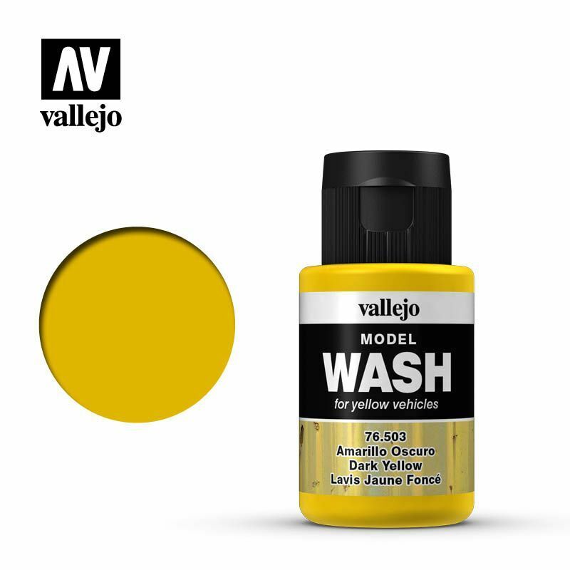 Vallejo Model Wash Dark Yellow (76.503) - Tistaminis