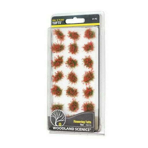 Woodland Scenics Grass Tufts Red Flowering New - TISTA MINIS