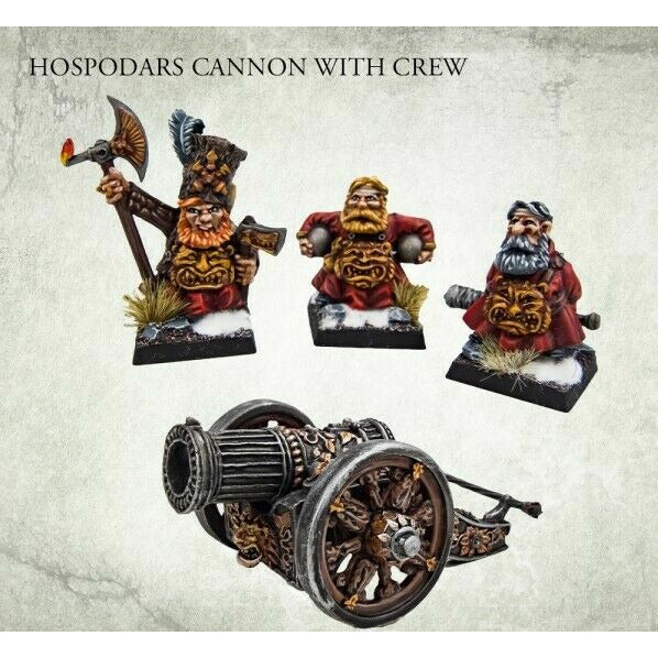 Dwarf Hospodars Cannon with Crew New - Tistaminis