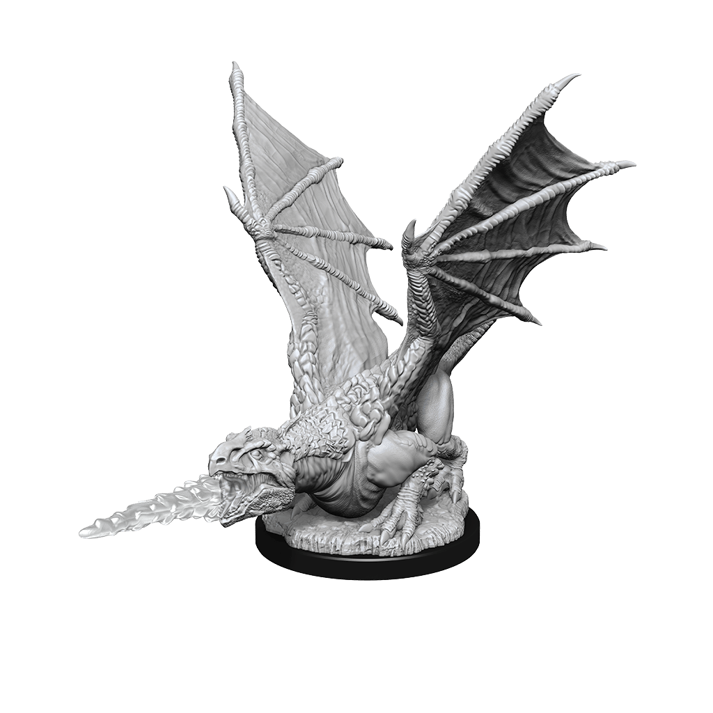 Dungeons and Dragons Nolzur's Marvelous Miniatures: Wave 19:White Dragon Wyrmlin - Tistaminis
