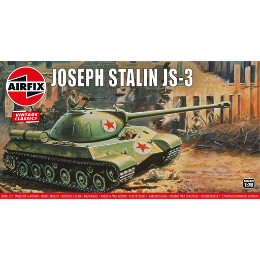 Airfix VINTAGE CLASSICS: JOSEP STALIN JS3 RUSSIAN TANK (1/76) New - Tistaminis