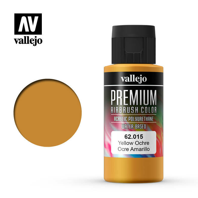 Vallejo Premium Color Paint Yellow Ochre - VAL62015 - Tistaminis
