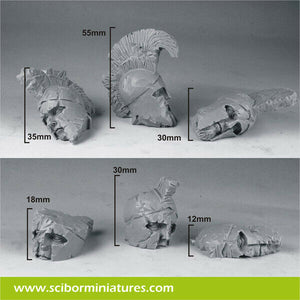 Scibor Miniatures Spartan Basing Kit (6)  New - TISTA MINIS