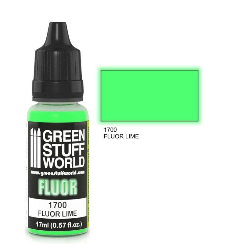 Green Stuff World - Martian Fluor Tufts - 6mm self-adhesive - FLUOR GRINCH  GREEN