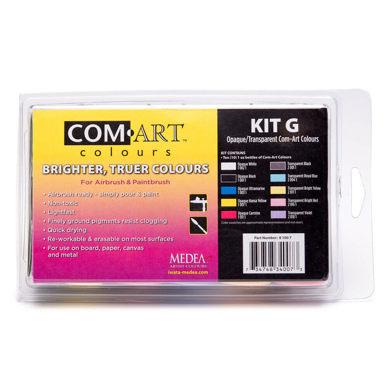 IWATA Com Art Colours Opaque/Transparent Kit G - Tistaminis