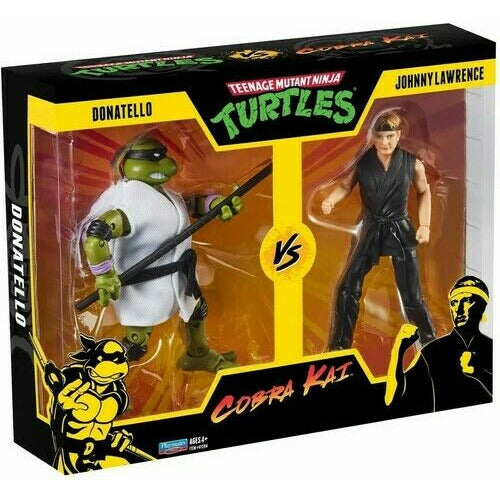TMNT Ninja Turtles Cobra Kai Donatello Vs Johnny Lawrence 2 Pack Action Figure - Tistaminis