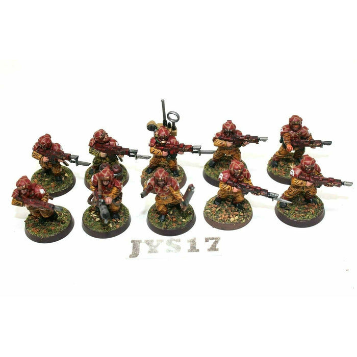 Warhammer Imperial Guard Cadian Shock Troopers Well Painted JYS17 - Tistaminis