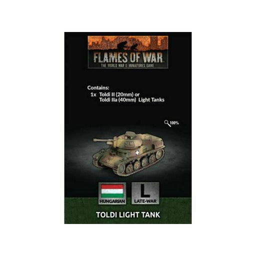 Flames of War Hungarian Toldi tank (x1) June 26 Pre-Order - Tistaminis