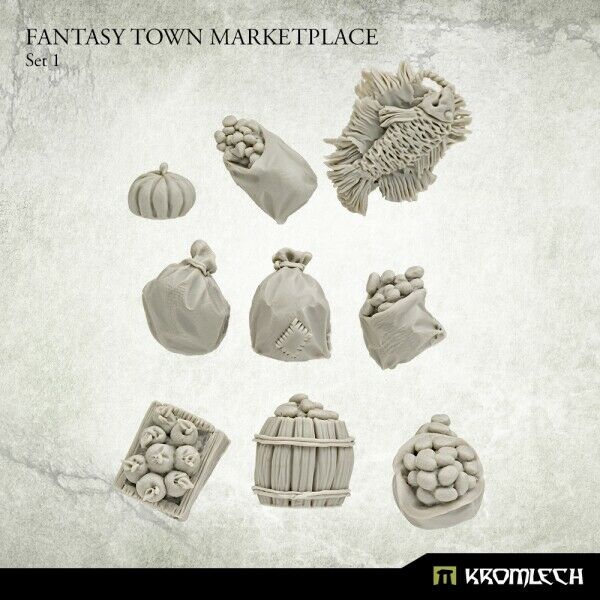 Kromlech	Fantasy Town Marketplace 1 (9) New - Tistaminis