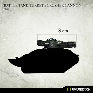 Kromlech Battle Tank Turret: Crusher Cannon - TISTA MINIS