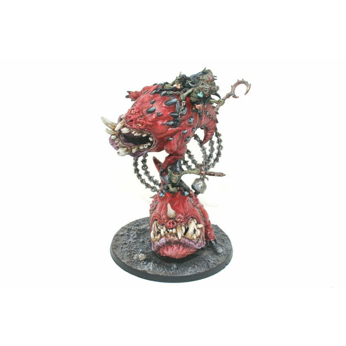 Warhammer Orcs and Goblins Loonboss On Mangler Squig Well Painted | TISTAMINIS