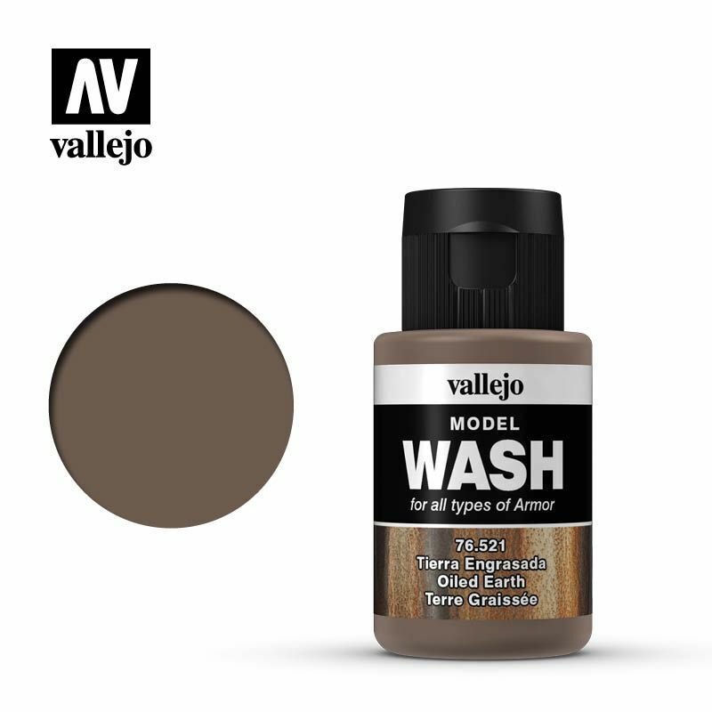 Vallejo Model Wash Oiled Earth (76.521) - Tistaminis