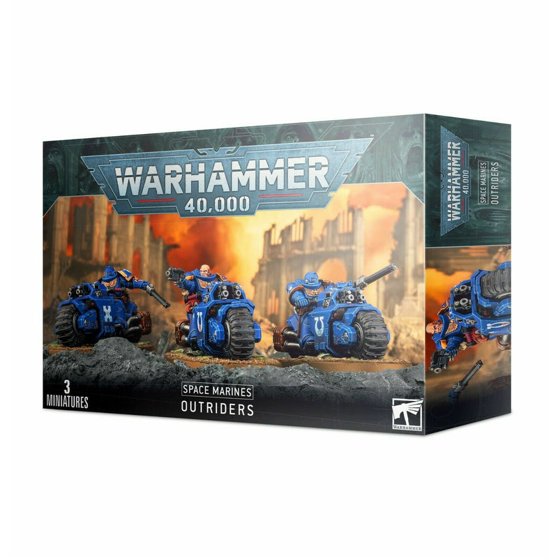 Warhammer SPACE MARINES OUTRIDERS New - TISTA MINIS
