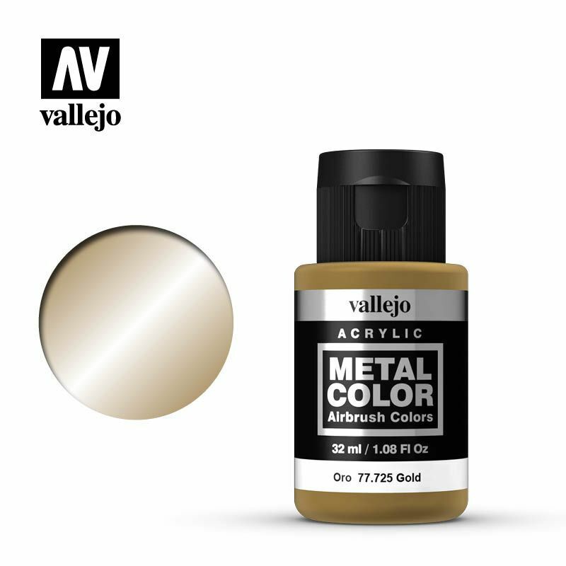 Vallejo Metal Colour Paint Gold 32 ml (77.725) - Tistaminis