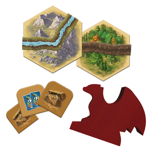 Catan Exp: Treasures, Dragons & Adventurers Pre-Order - Tistaminis