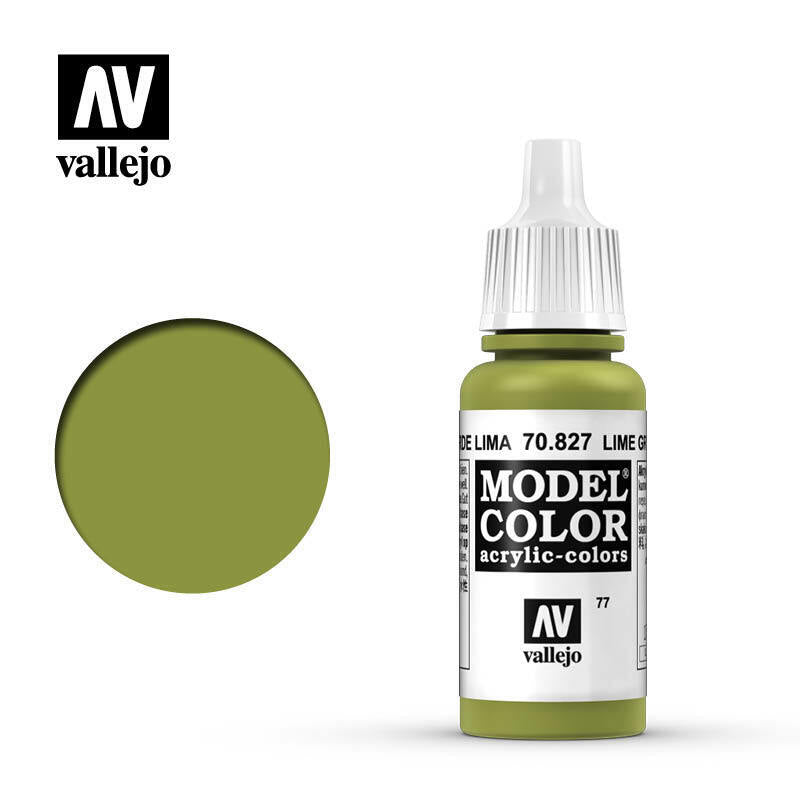 Vallejo Model Colour Paint Lime Green (70.827) - Tistaminis