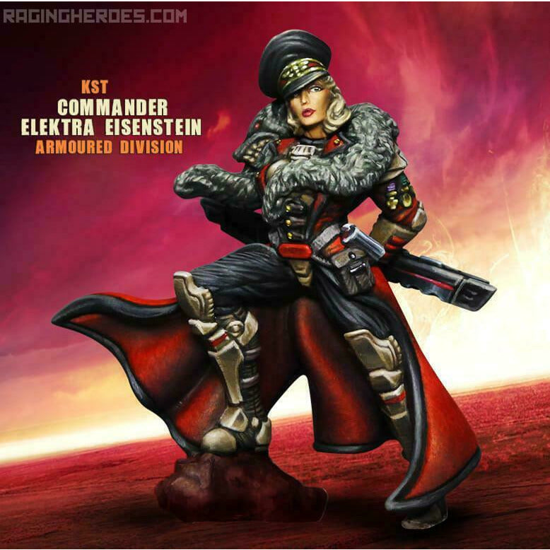 Raging Heroes Kurganovas: Commander Elektra Eisenstein Armoured Division New - TISTA MINIS