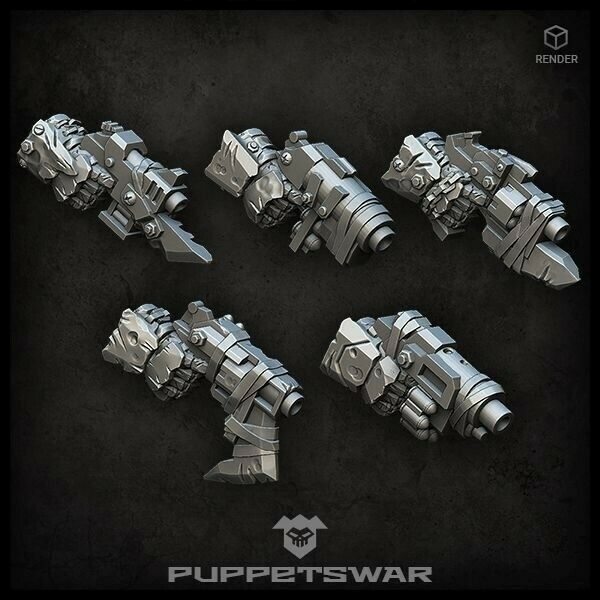 Puppets War Orc Pistols (right) New - Tistaminis