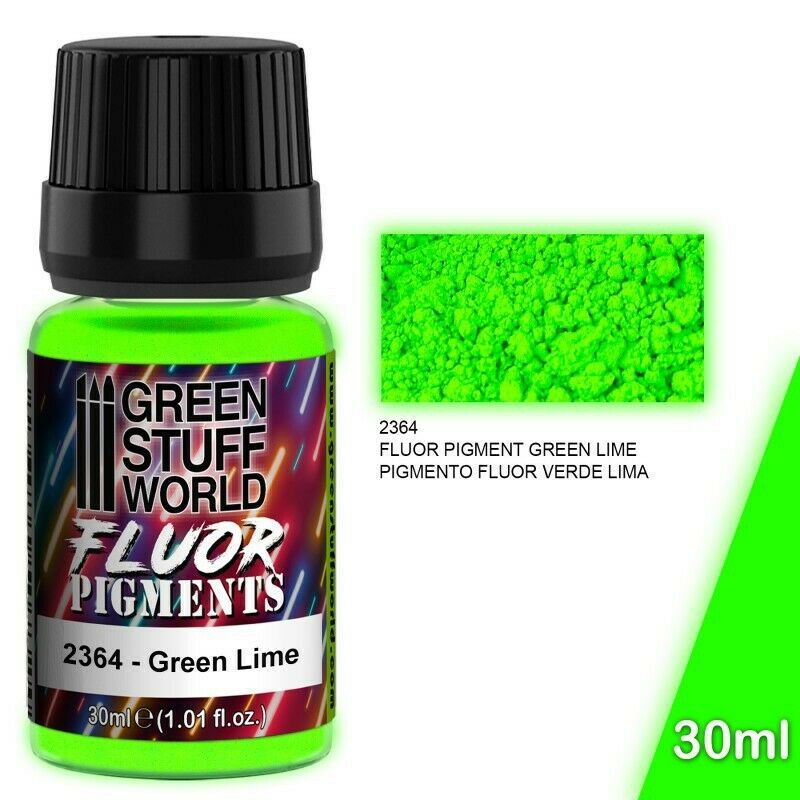 Green Stuff World	FLUOR GREEN LIME pigments New - Tistaminis