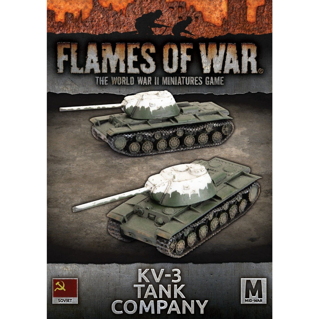 Flames of War KV-3 Tank Company (x2) New - Tistaminis
