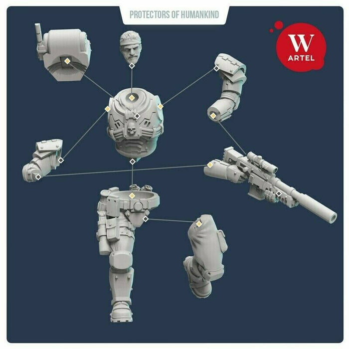 Artel Miniatures - Scout n Recon Squad 32mm New - TISTA MINIS