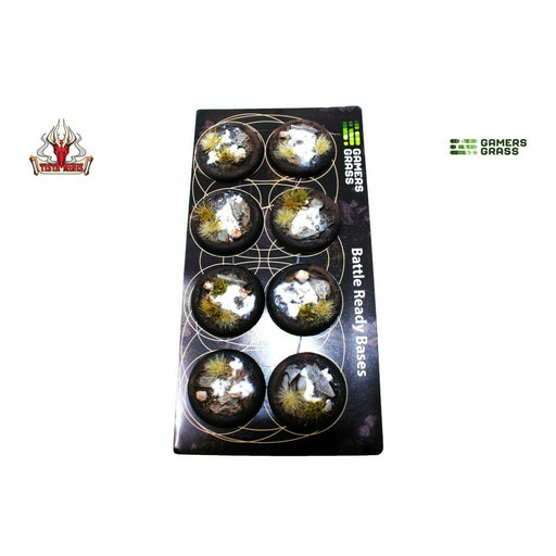 Gamers Grass Winter Bases RoundLip 30mm (x8) - TISTA MINIS