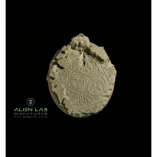 Alien Lab Miniatures TEMPLE RUINS OVAL BASES 120MM New - Tistaminis