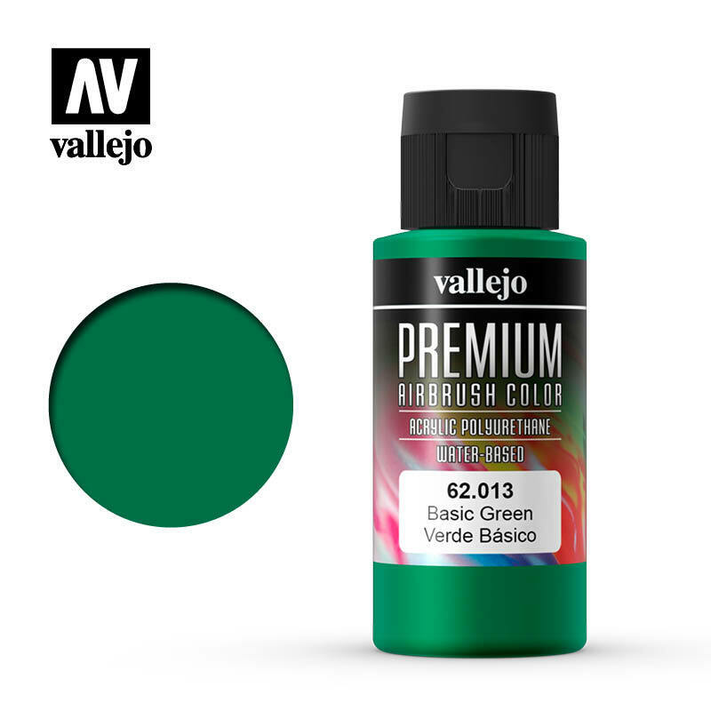 Vallejo Premium Color Paint Basic Green - VAL62013 - Tistaminis