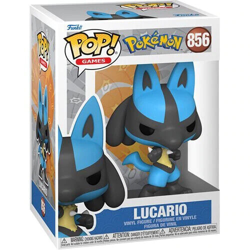 Funko Pop!  Pokemon Lucario #856 Vinyl Figure New - Tistaminis