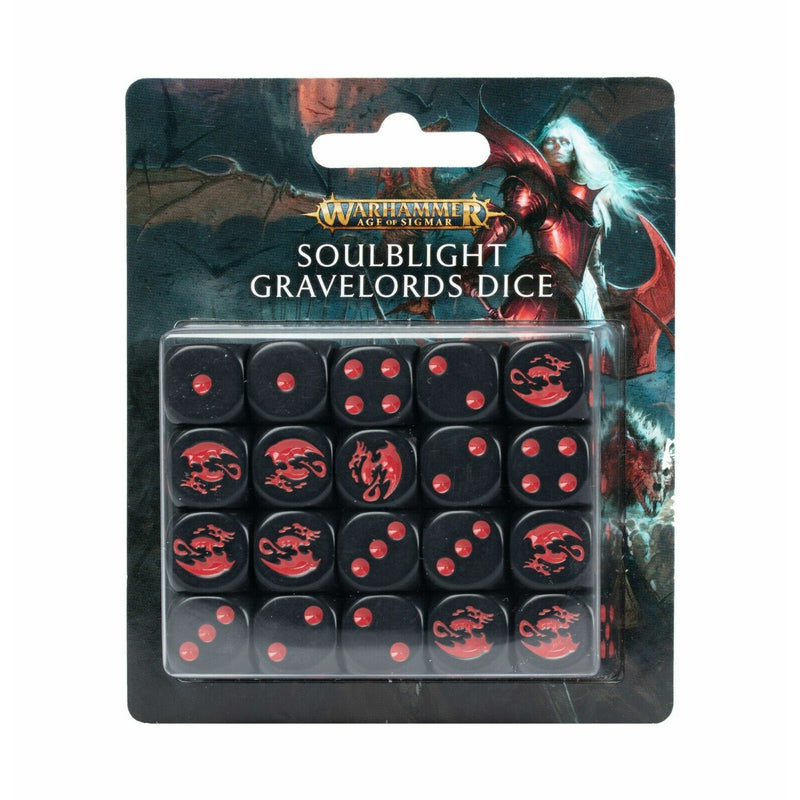 AGE OF SIGMAR:SOULBLIGHT GRAVELORDS DICE New - Tistaminis