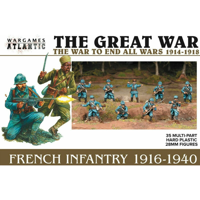 Wargames Atlantic French Infantry (1916-1940) New - Tistaminis