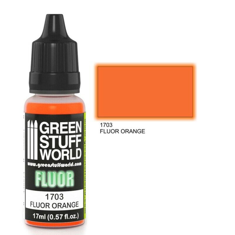 Green Stuff World Fluor Fluor Paint ORANGE - Tistaminis